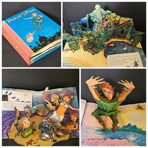 Peter Pan Classic Collectible Pop Book Hardcover Robert Sabuda J. M Barries Used
